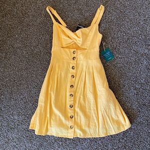 Yellow Summertime Dress- with pockets